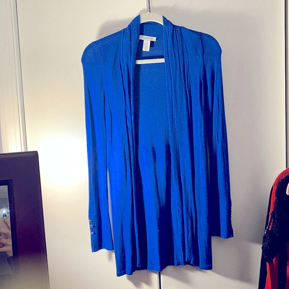 White House black market, long cardigan
